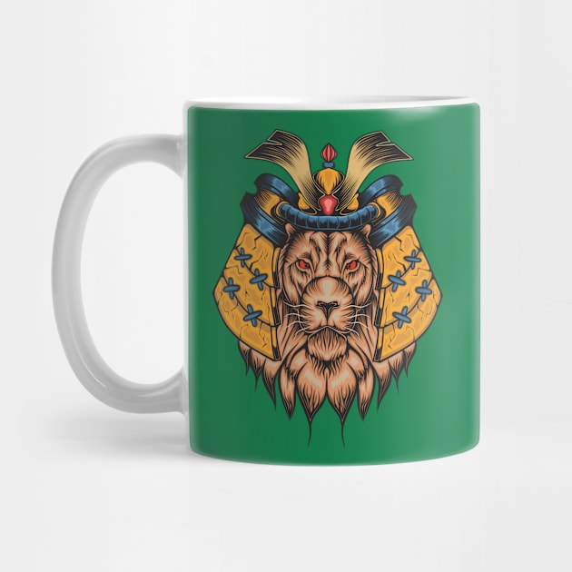 Mecha lion head by Mako Design 